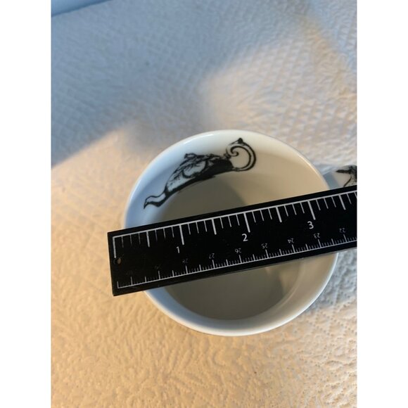 Black and White Teapot Coffee Mug by Antique Pewter Paul Cardew - Picture 8 of 11